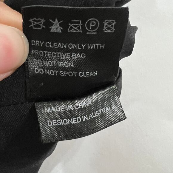 Zimmermann 2 Black Baton Jumpsuit With Gold Bars Cocktail Party Event - Picture 12 of 13